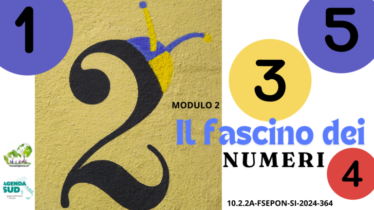 Avvio modulo 2 PON FSE Agenda Sud – “Il fascino dei numeri”